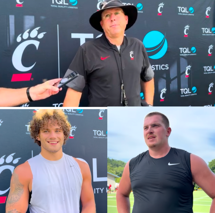 Watch: Satterfield, Royer, Gerheardt Recap Fall Camp Day One